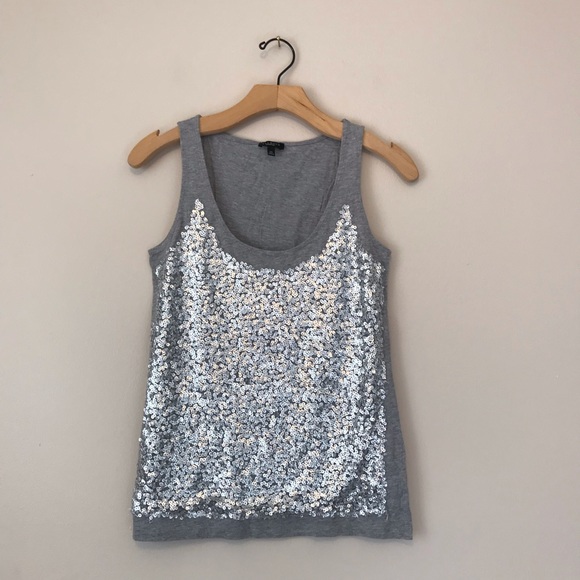 Talbots Tops - Talbots Sequence grey silver top Talbots Tops - Talbots Sequence grey silver top